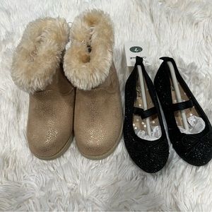 Cat & Jack little Girl bundle shoes size 7